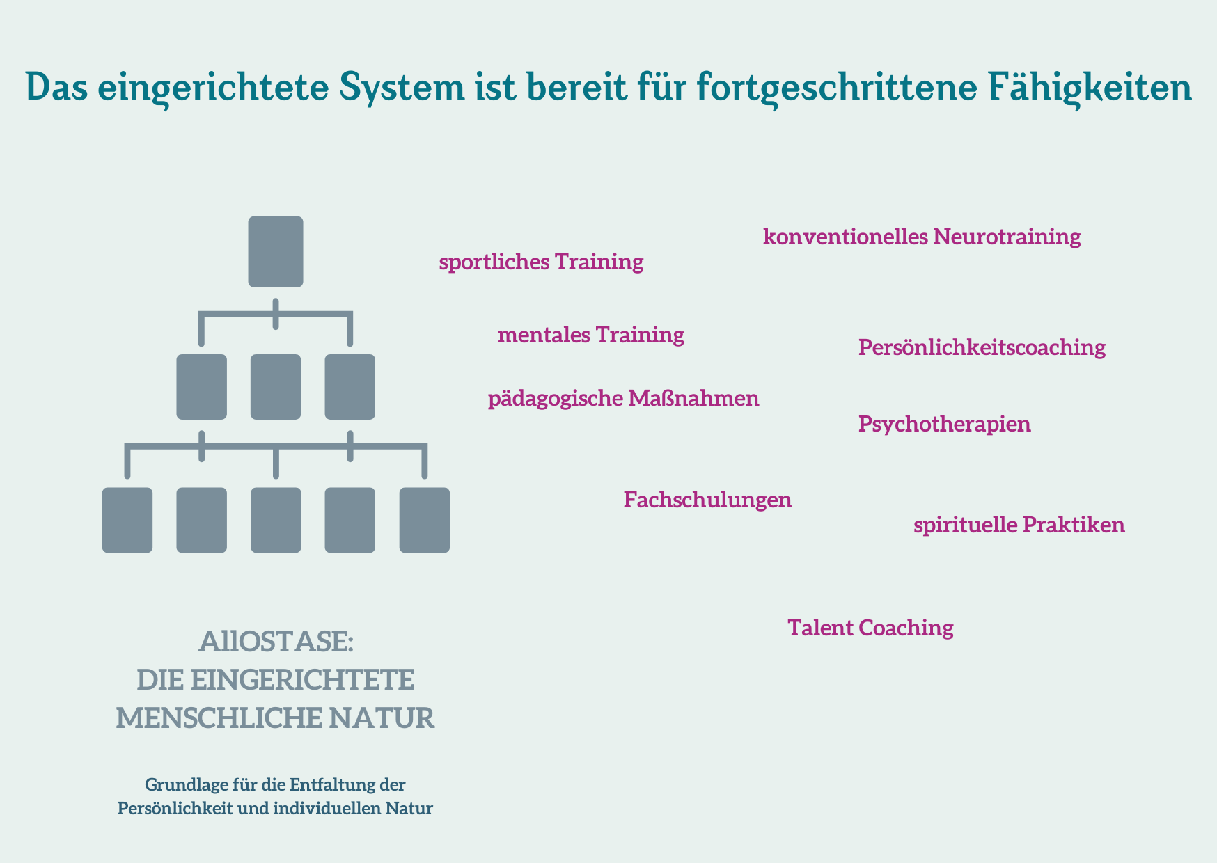 System bereit für fortgeschrittene Fähigkeiten
